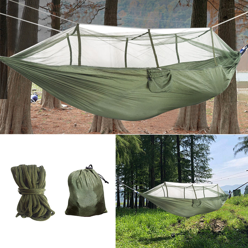 Double Person Camping Hammock with Mosquito Net