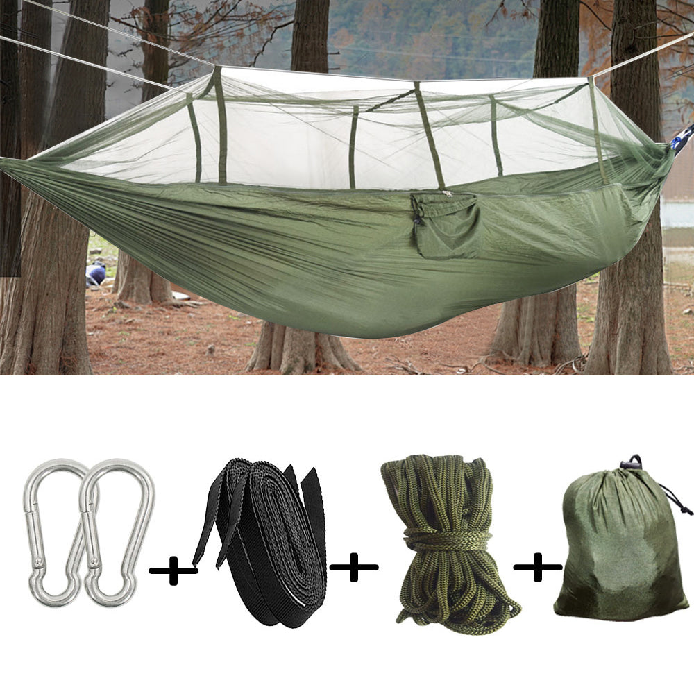 Double Person Camping Hammock with Mosquito Net