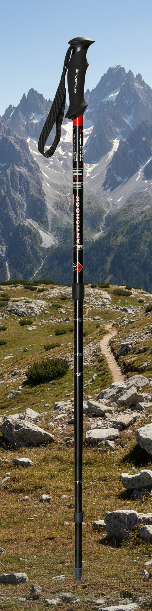 56-135cm TB aluminum extendable hiking hiking pole